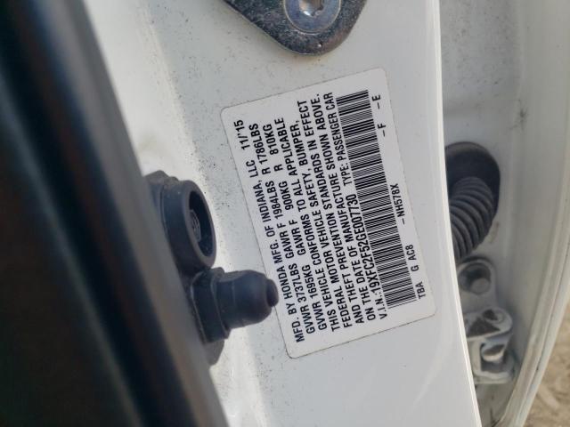 2016 HONDA CIVIC LX - 19XFC2F52GE007730
