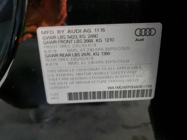 VIN WA1M2AFP0HA081748 2017 Audi Q5, Premium Plus no.13