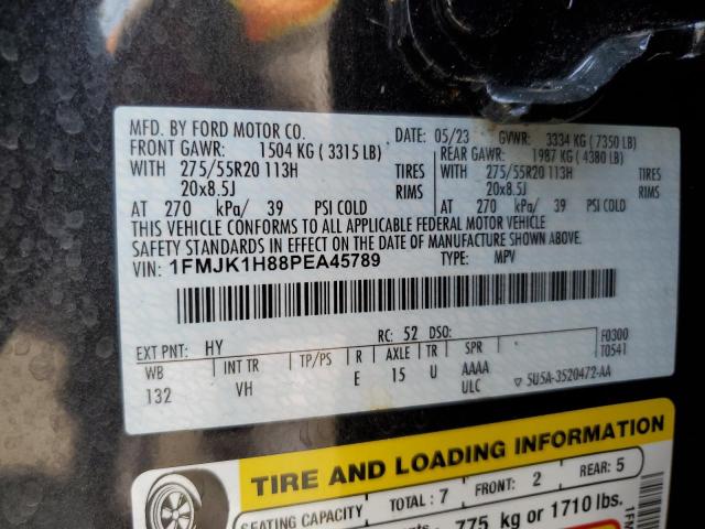 2023 FORD EXPEDITION - 1FMJK1H88PEA45789