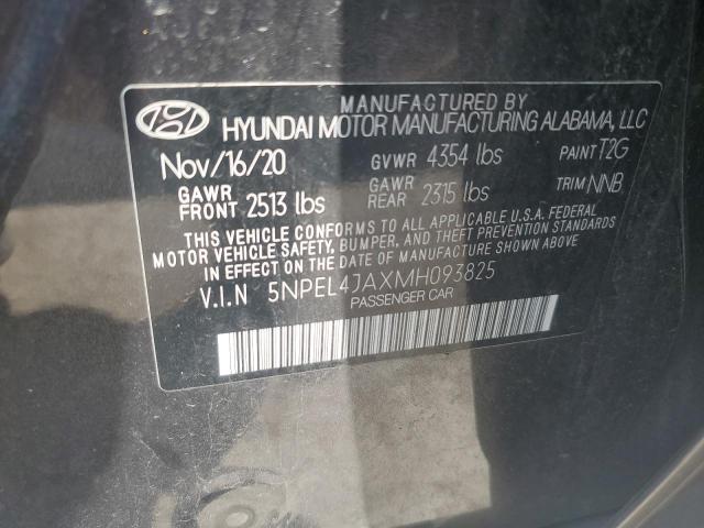 2021 HYUNDAI SONATA SEL - 5NPEL4JAXMH093825