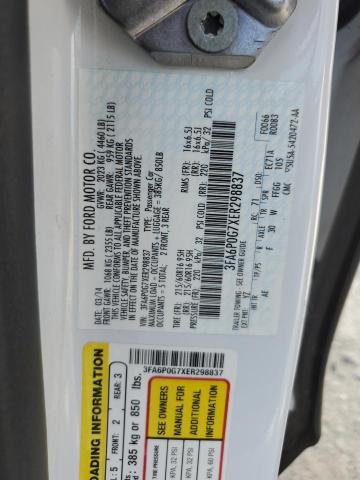 VIN 3FA6P0G7XER298837 2014 Ford Fusion, S no.13