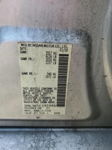 2018 NISSAN ALTIMA 2.5 - 1N4AL3AP2JC192486
