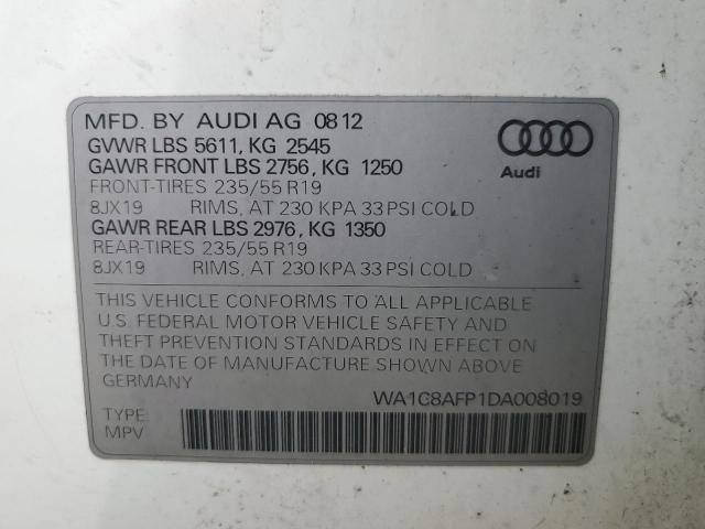 VIN WA1C8AFP1DA008019 2013 Audi Q5, Premium Hybrid no.13