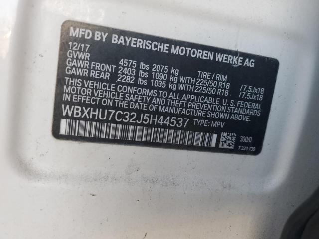 VIN WBXHU7C32J5H44537 2018 BMW X1, Sdrive28I no.13