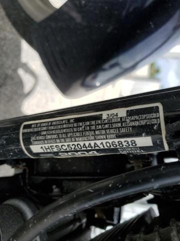 2004 HONDA VT1300 S 1HFSC52044A106838