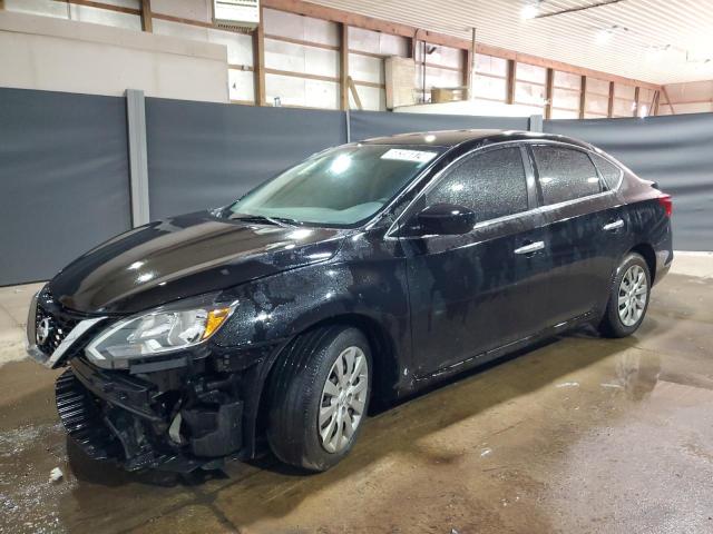 NISSAN SENTRA S 2019 black  gas 3N1AB7AP1KY376950 photo #1