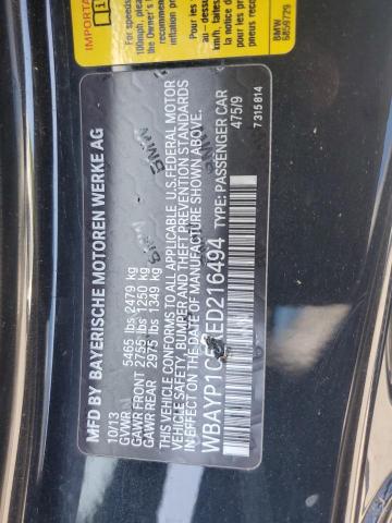 VIN WBAYP1C5XED216494 2014 BMW 6 Series, 650 XI no.13