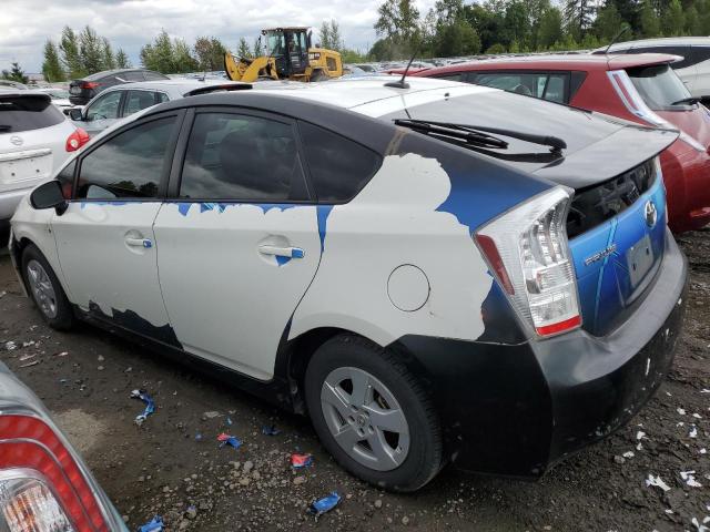 TOYOTA PRIUS 2010 two tone  hybrid engine JTDKN3DU8A0159052 photo #3