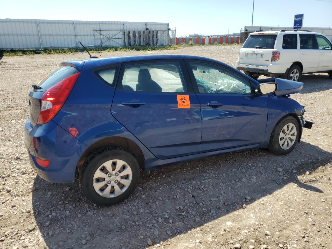 Lot #2855786499 2015 HYUNDAI ACCENT GS