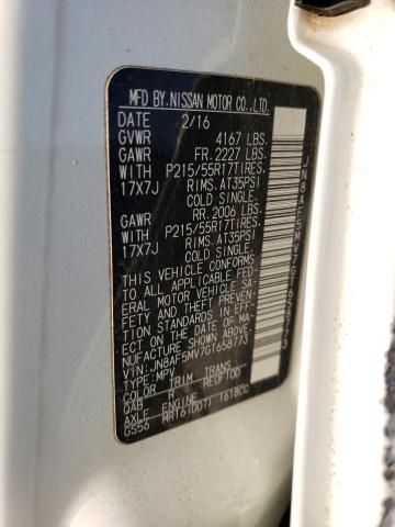 2016 NISSAN JUKE S - JN8AF5MV7GT658773
