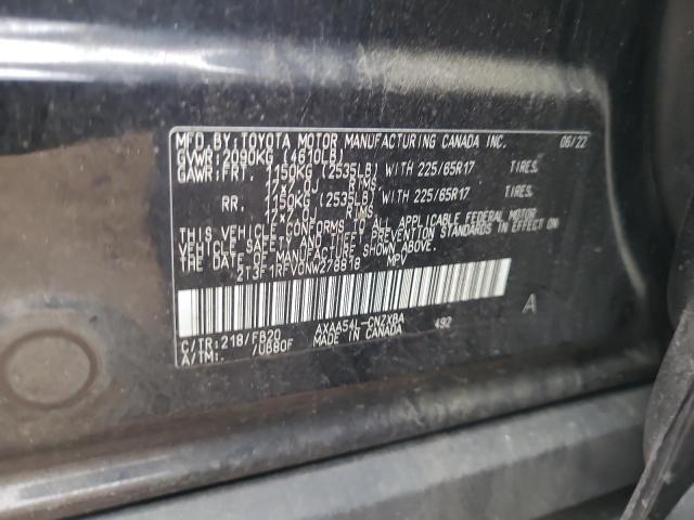 2022 TOYOTA RAV4 LE - 2T3F1RFV0NW278818