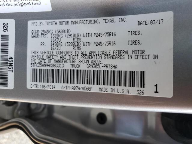 2017 TOYOTA TACOMA DOU - 5TFCZ5AN9HX083313