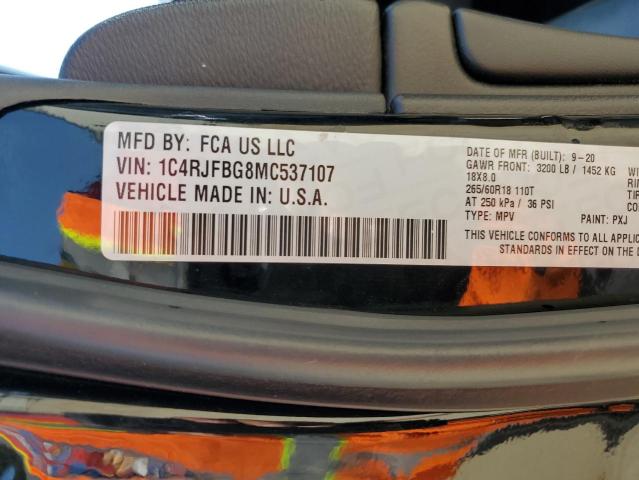 2021 JEEP GRAND CHER - 1C4RJFBG8MC537107