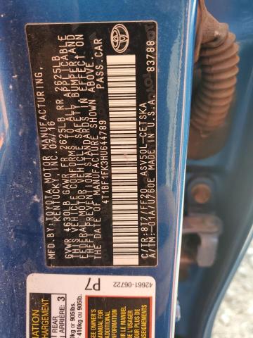 VIN 4T1BF1FK3HU644789 2017 Toyota Camry, LE no.12