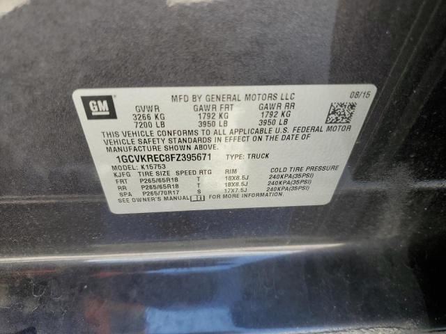 2015 CHEVROLET SILVERADO - 1GCVKREC8FZ395671