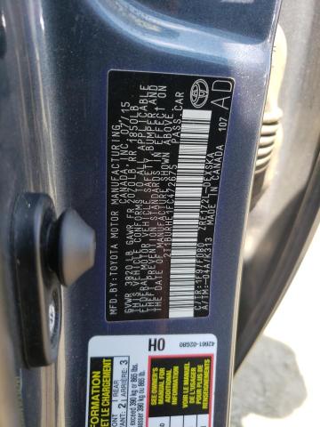 2015 TOYOTA COROLLA L - 2T1BURHE1FC472675
