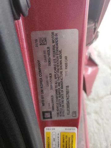2019 CHEVROLET SPARK LS - KL8CB6SA7KC765118