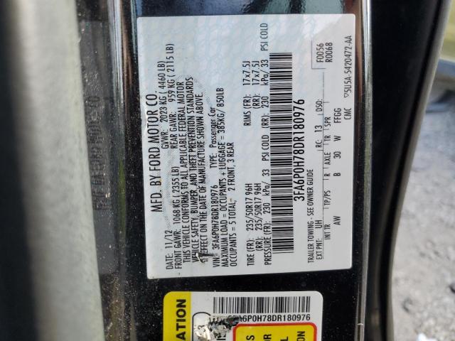 VIN 3FA6P0H78DR180976 2013 Ford Fusion, SE no.13