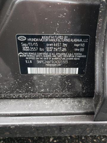 2016 HYUNDAI SONATA SE - 5NPE24AF9GH303303