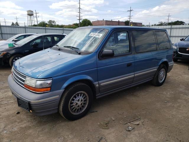 PLYMOUTH VOYAGER LE 1994 blue  gas 2P4GH55R1RR614162 photo #1