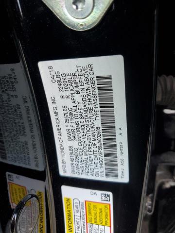 2018 HONDA ACCORD HYB - 1HGCV3F59JA002605