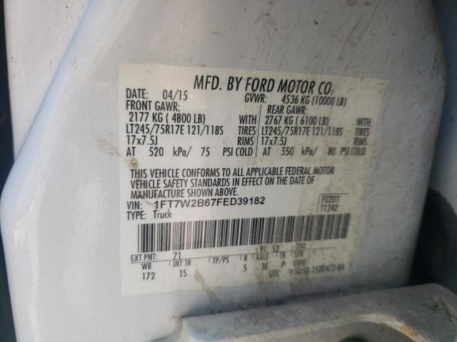 2015 FORD F250 SUPER - 1FT7W2B67FED39182