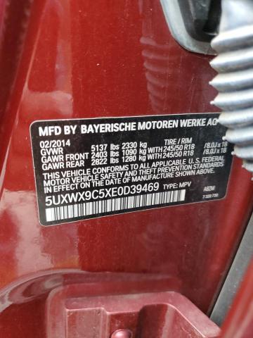 VIN 5UXWX9C5XE0D39469 2014 BMW X3, Xdrive28I no.13