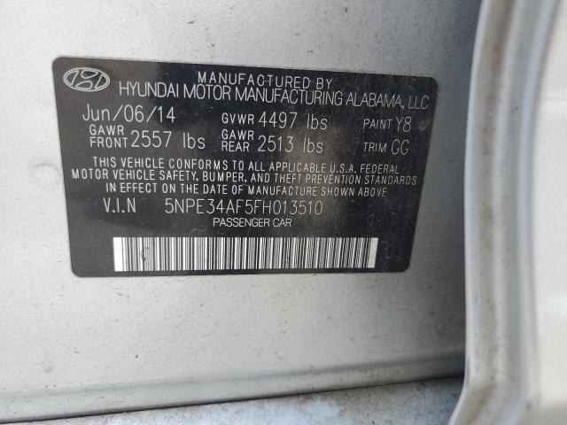 2015 HYUNDAI SONATA SPO - 5NPE34AF5FH013510