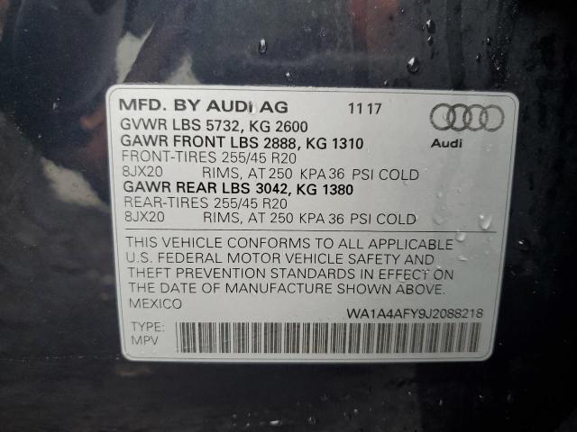 VIN WA1A4AFY9J2088218 2018 AUDI SQ5 no.13