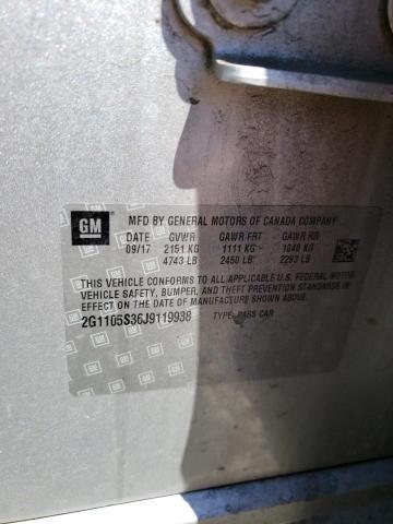 2018 CHEVROLET IMPALA LT - 2G1105S36J9119938