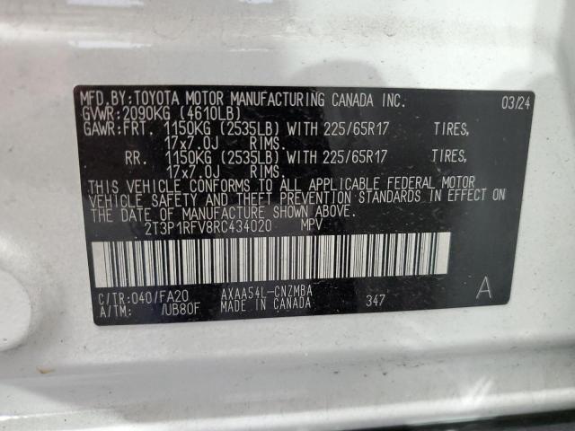 VIN 2T3P1RFV8RC434020 2024 Toyota RAV4, Xle no.13