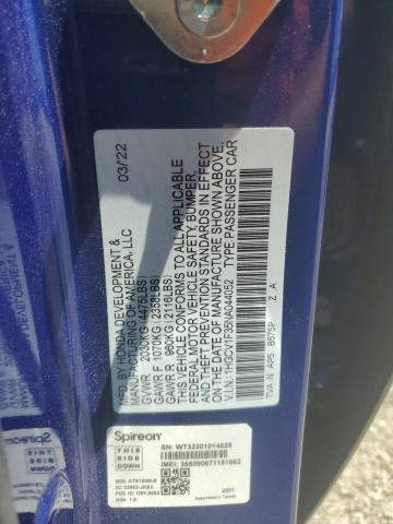 2022 HONDA ACCORD SPO - 1HGCV1F35NA044052