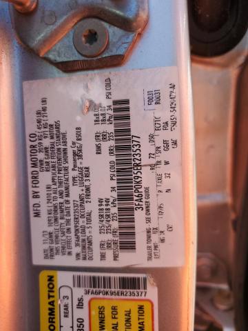 VIN 3FA6P0K95ER235377 2014 Ford Fusion, Titanium no.12