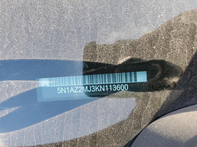 2019 NISSAN MURANO S - 5N1AZ2MJ3KN113600