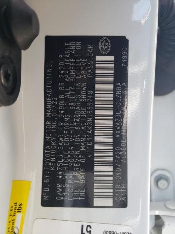 2022 TOYOTA CAMRY LE - 4T1C11AK3NU666748