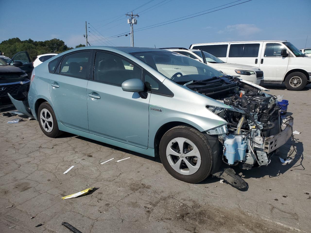 Lot #2826154669 2015 TOYOTA PRIUS