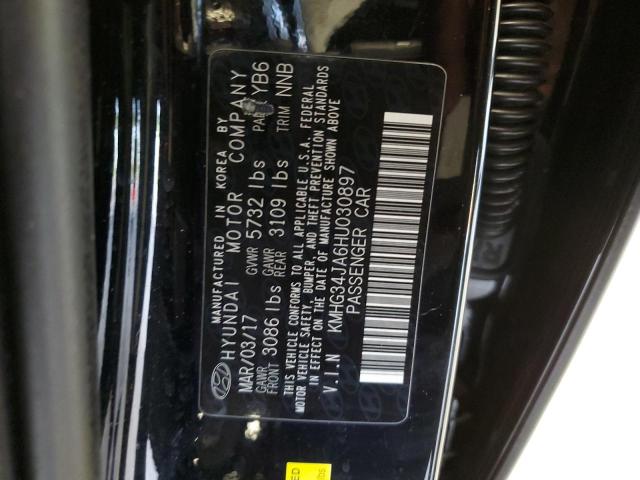 2017 GENESIS G90 PREMIU KMHG34JA6HU030897