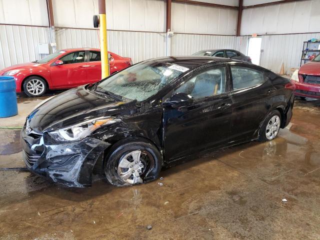 HYUNDAI ELANTRA SE 2016 black  gas 5NPDH4AE9GH766382 photo #1