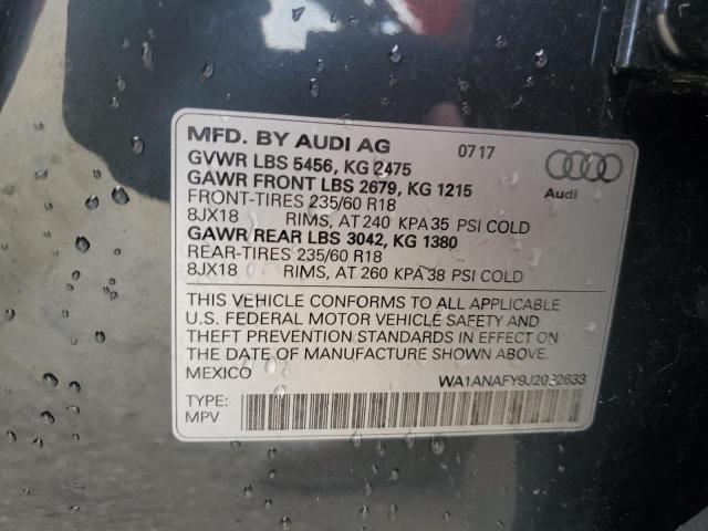 VIN WA1ANAFY9J2032633 2018 Audi Q5, Premium no.14