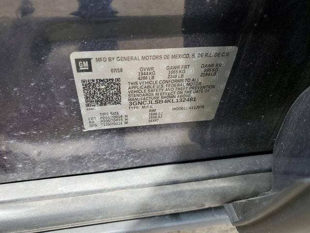 2019 CHEVROLET TRAX 1LT - 3GNCJLSB4KL132461