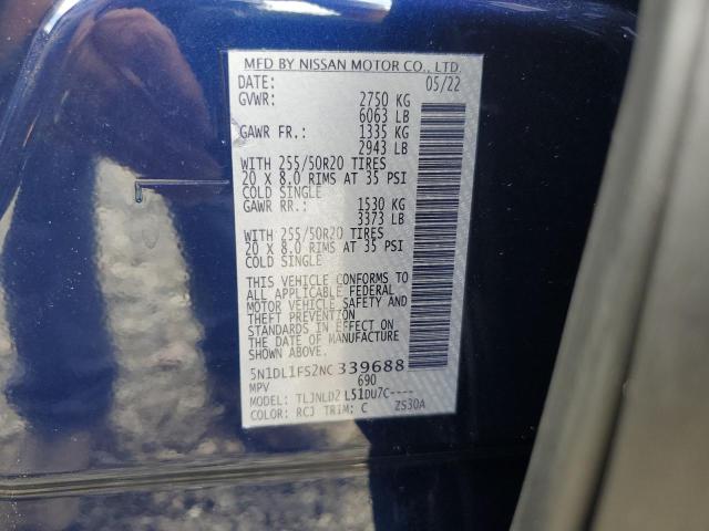 2022 INFINITI QX60 LUXE - 5N1DL1FS2NC339688