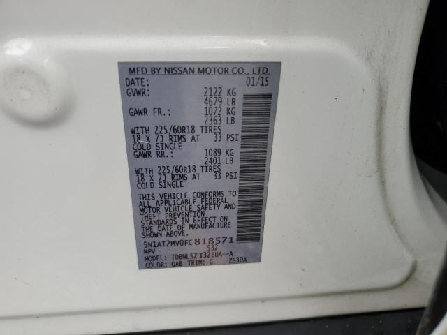2015 NISSAN ROGUE S - 5N1AT2MV0FC818571
