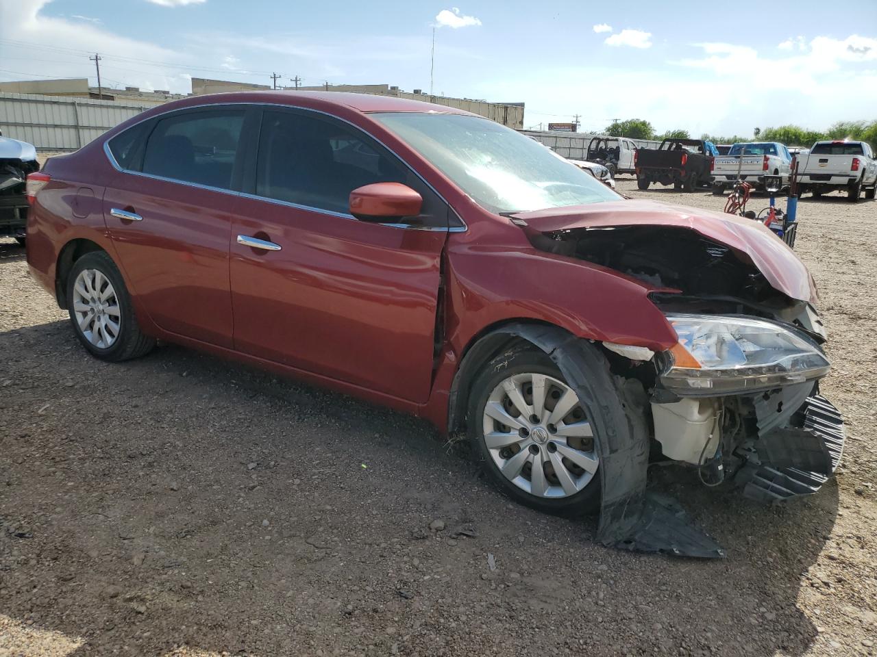 Lot #2940726549 2015 NISSAN SENTRA S