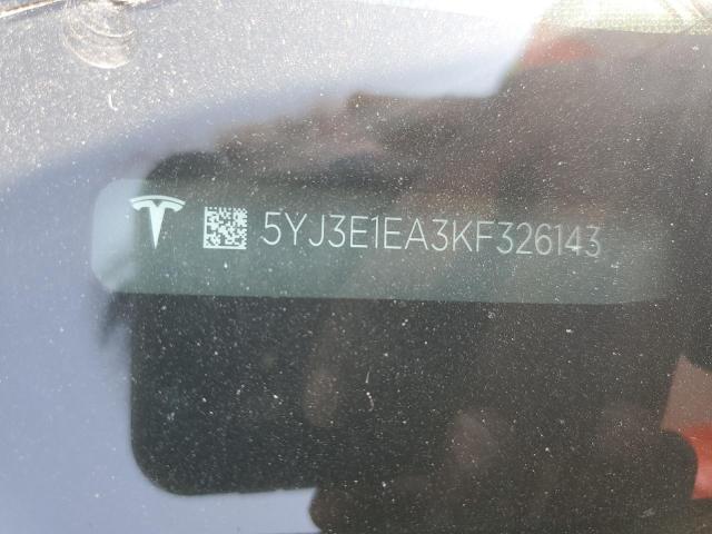 2019 TESLA MODEL 3 - 5YJ3E1EA3KF326143