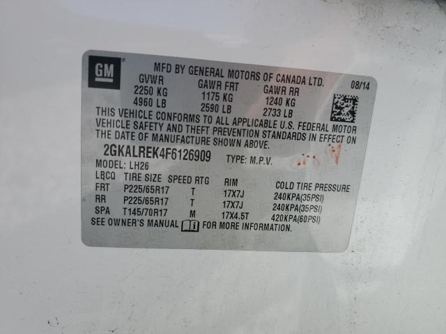 2015 GMC TERRAIN SL - 2GKALREK4F6126909