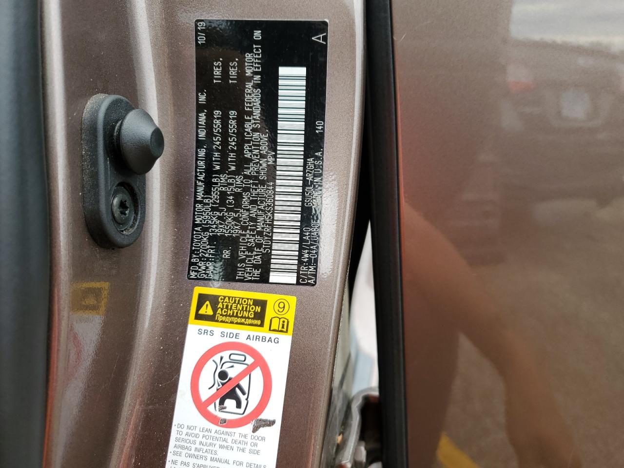 TOYOTA HIGHLANDER LIMITED