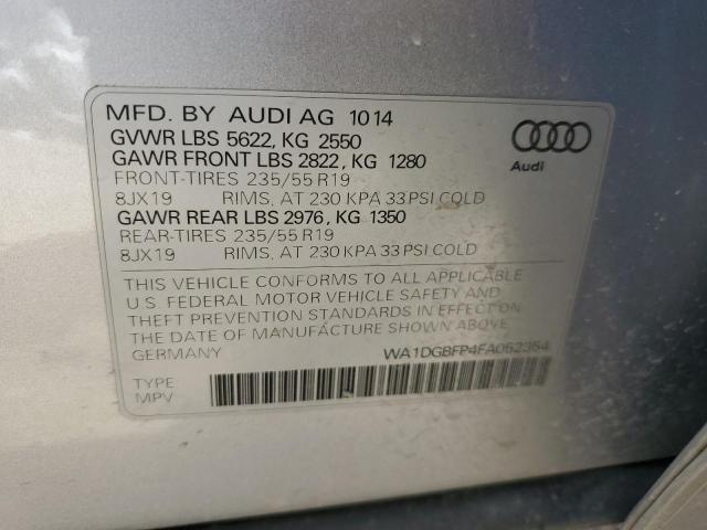 VIN WA1DGBFP4FA052354 2015 Audi Q5, Premium Plus no.13