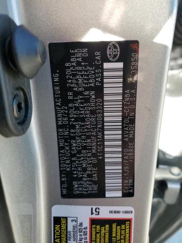 VIN 4T1C11AK7NU063320 2022 Toyota Camry, LE no.12