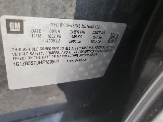 2017 CHEVROLET MALIBU LS - 1G1ZB5ST9HF189593