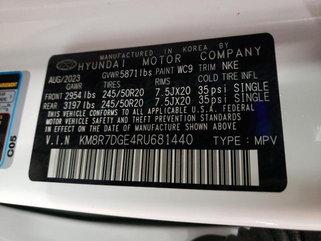 2024 HYUNDAI PALISADE C - KM8R7DGE4RU681440